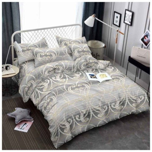 Komplet Pościeli 3D 140x200 + 1x70/80 Royal Harmony Satyna Bawełniana 2501