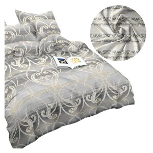 Komplet Pościeli 3D 140x200 + 1x70/80 Royal Harmony Satyna Bawełniana 2501