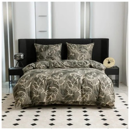 Komplet Pościeli 3D 160x200 + 2x70/80 Leśna Elegancja Satyna Bawełniana 2782