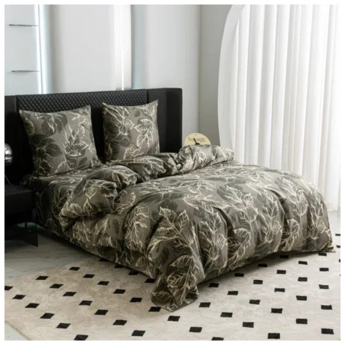 Komplet Pościeli 3D 160x200 + 2x70/80 Leśna Elegancja Satyna Bawełniana 2782