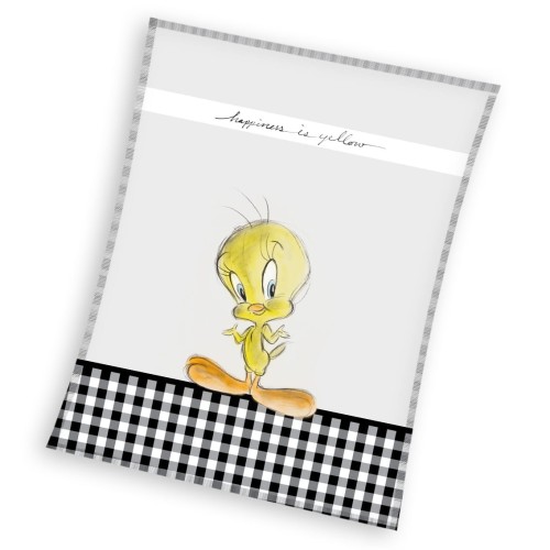 Koc Polarowy 130x170cm LOONEY TUNES - TWEETY