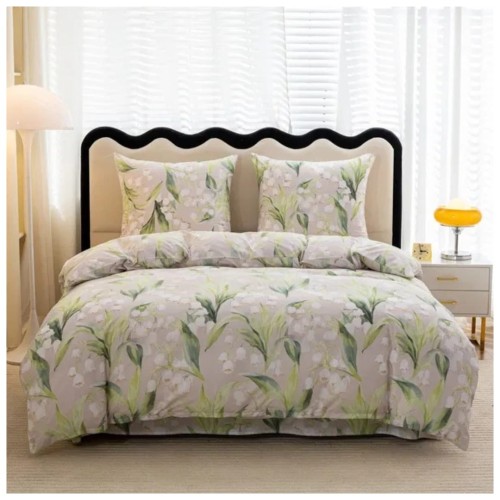 Komplet Pościeli 3D 220x200 + 2x70/80 Leśna Polana Satyna Bawełniana 3095