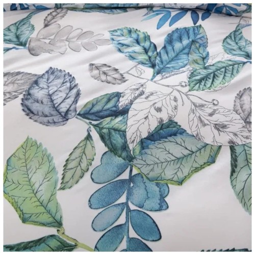 Komplet Pościeli 3D 220x200 + 2x70/80 Egzotyczna Flora Satyna Bawełniana 3050