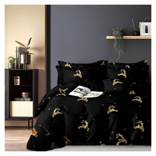 Komplet Pościeli Świątecznej Mikrowłókno 160x200 2x70x80 AML-3229