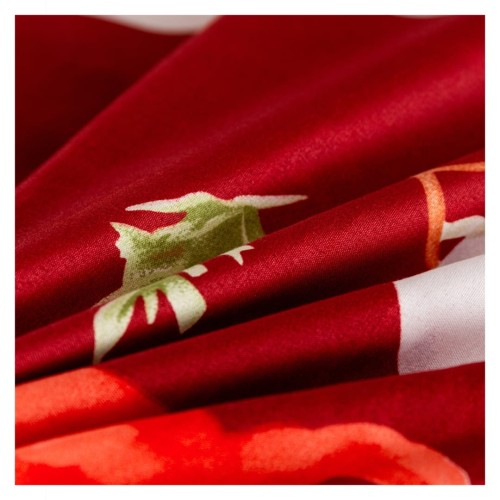 Komplet Pościeli Świątecznej Mikrowłókno 220x200 2x70x80 AML-3216