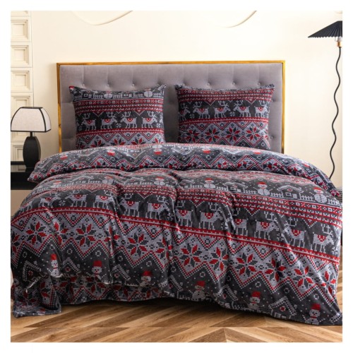 Pościel Świąteczna Mikrofibra 220x200 X-MAS POLAR