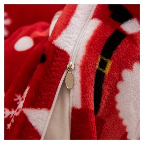 Pościel Świąteczna Mikrofibra 220x200 Świąteczny Mikołaj POLAR