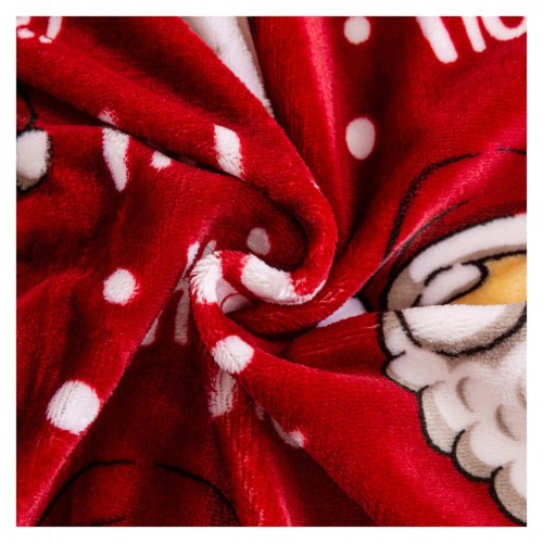 Pościel Świąteczna Mikrofibra 220x200 Mikołaje Ho!Ho! POLAR