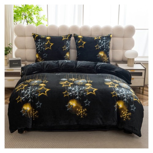 Pościel Świąteczna Mikrofibra 220x200 Świąteczne Ozdoby POLAR