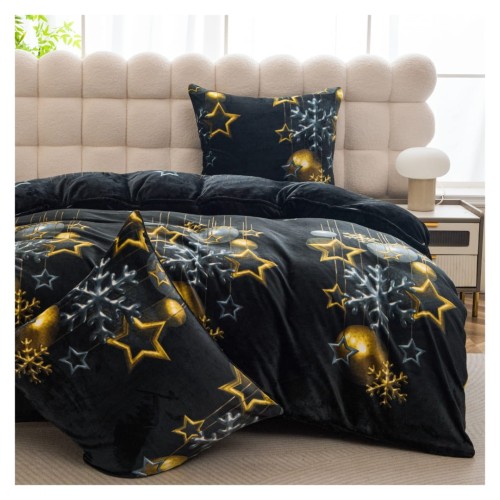 Pościel Świąteczna Mikrofibra 220x200 Świąteczne Ozdoby POLAR