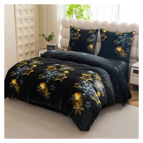 Pościel Świąteczna Mikrofibra 220x200 Świąteczne Ozdoby POLAR