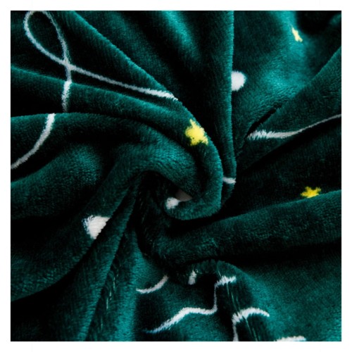 Pościel Świąteczna Mikrofibra 220x200 Świąteczne Choinki POLAR