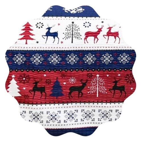 Komplet Pościeli Świątecznej Kora 140x200 1x70/80 Renifer Sweterek