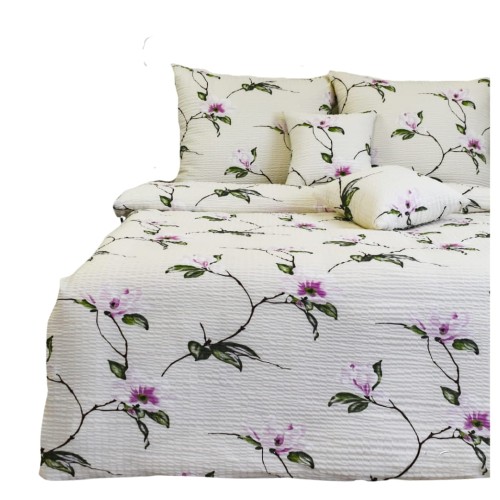 Komplet Pościeli Kora 160x200 2x70/80 Magnolia Krem