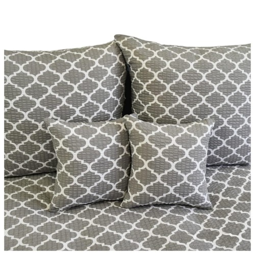 Komplet Pościeli Kora 160x200 2x70/80 Maroko Szare