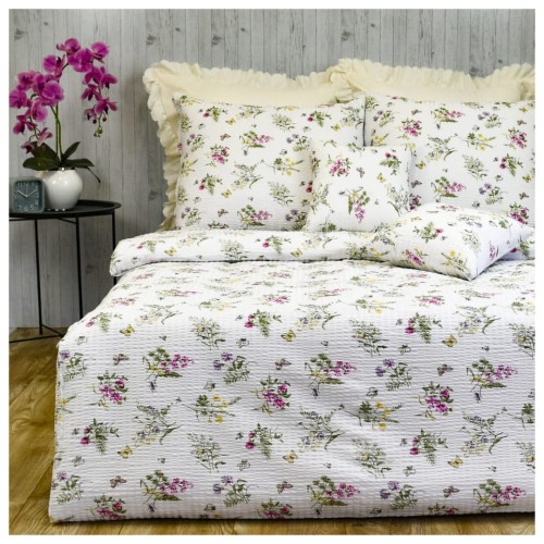 Komplet Pościeli Kora 160x200 2x70/80 Polne Kwiaty