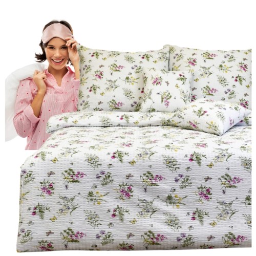 Komplet Pościeli Kora 160x200 2x70/80 Polne Kwiaty