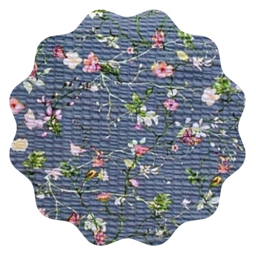 Komplet Pościeli Kora 160x200 2x70/80 Powoje z Motylem Szare