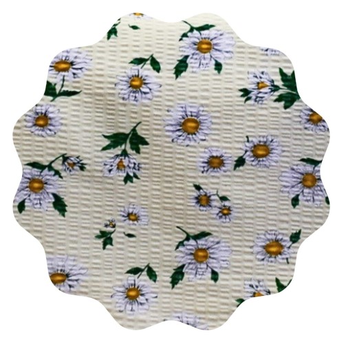 Komplet Pościeli Kora 160x200 2x70/80 Rumianki Krem