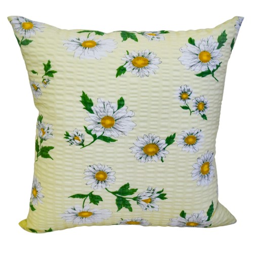 Poszewka 40x40 Kora JAŚ Rumianki Krem