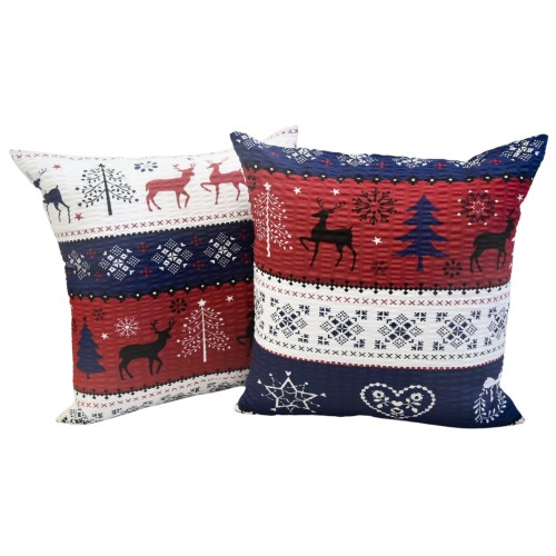 Poszewka 40x40 Kora JAŚ Renifer Sweterek