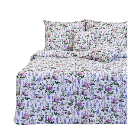  Komplet Pościeli Kora 140x200 2x70/80 Lawenda