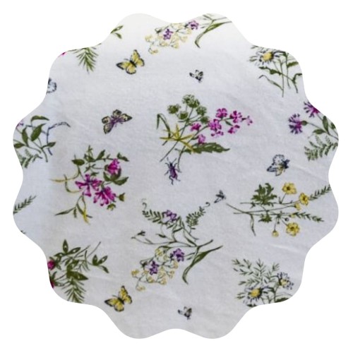 Komplet Pościeli Flanelowej 160x200 2x70/80 Polne Kwiaty