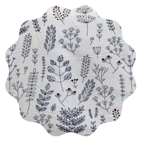 Komplet Pościeli Flanelowej 160x200 2x70/80 Gałązki Babciowy Chaber