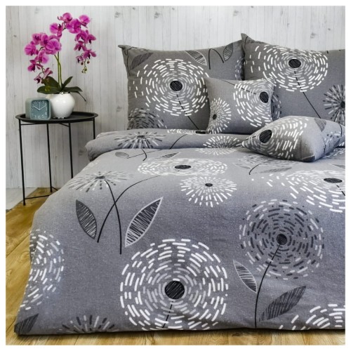 Komplet Pościeli Flanelowej 160x200 Dmuchawce