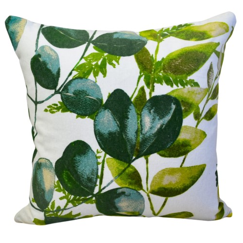 Poszewka 40x40 Flanelowa JAŚ Zielone Pnącza