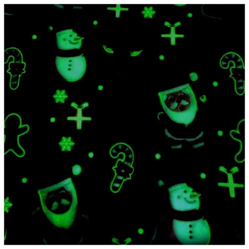 Koc Świąteczny Świecący  W Ciemności 150x200 Dziecięcy Mikołaje