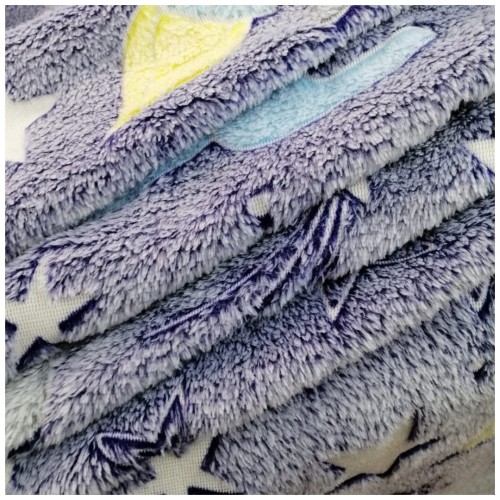 Koc Świecący  W Ciemności Dziecięcy 150x200 Dziecięcy Astronauta