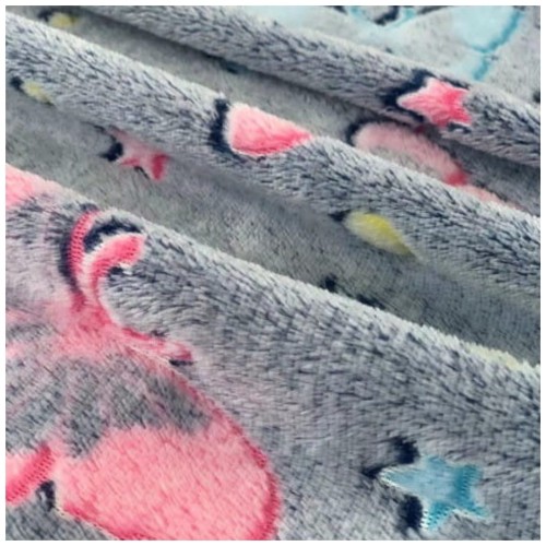 Koc Świecący  W Ciemności 150x200 Dziecięcy Motylki