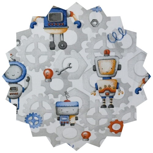 Poszewka Dziecięca 50x60 Bawełniana Roboty