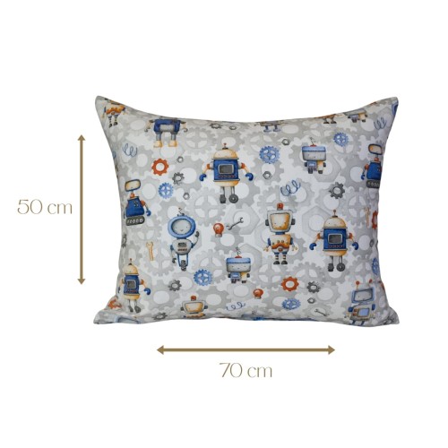 Poszewka Dziecięca 50x70 Bawełniana Roboty