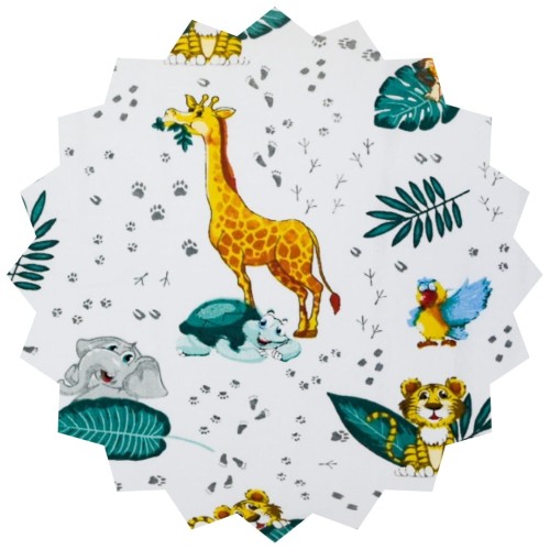 Poszewka Dziecięca 40x60 Bawełniana ZOO