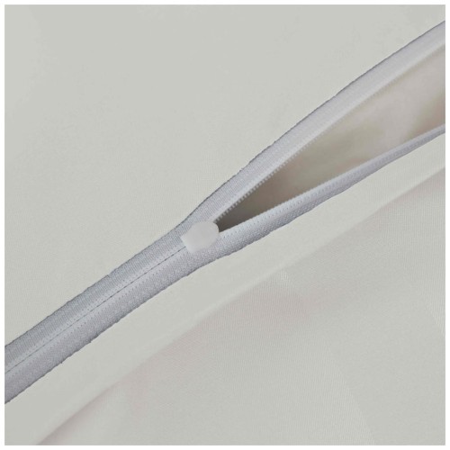 Pościel Z Lamówką 140x200 1x70x80 Biała Adamaszkowa Pasy