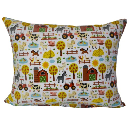Poszewka Dziecięca 50x70 Bawełniana Wesoła Farma