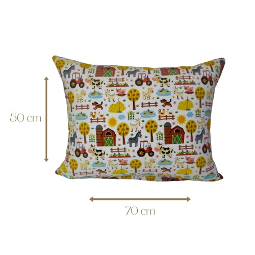 Poszewka Dziecięca 50x70 Bawełniana Wesoła Farma