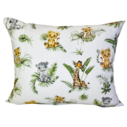 Poszewka Dziecięca 50x70 Bawełniana Afrykańskie Zwierzęta