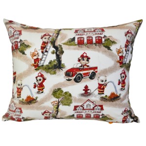 Poszewka Dziecięca 50x70 Bawełniana Psi Strażak