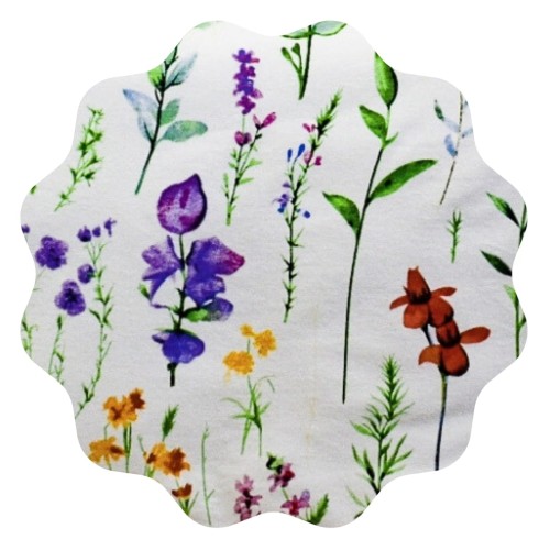 Komplet Pościeli Flanelowej 220x200 2x70x80 Kolorowa Łączka