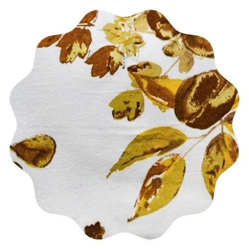 Komplet Pościeli Flanelowej 220x200 2x70x80 Brązowe Pnącza