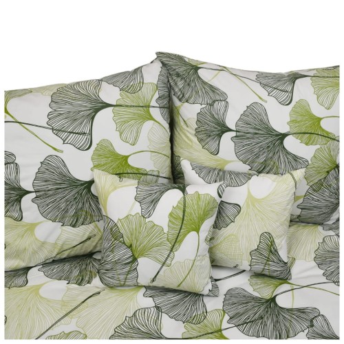 Komplet Pościeli Bawełnianej 160x200 2x70/80 Liście Miłorzębu