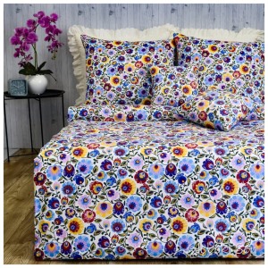 Komplet Pościeli Bawełnianej 200x220 2x70/80 Nowy Łowicki