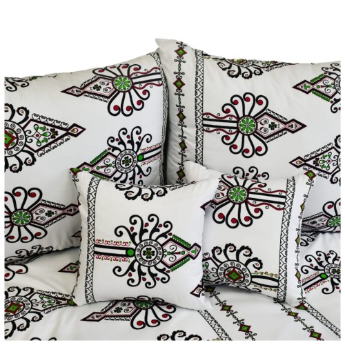 Komplet Pościeli Bawełnianej 140x200 1x70/80 Parzenice Białe