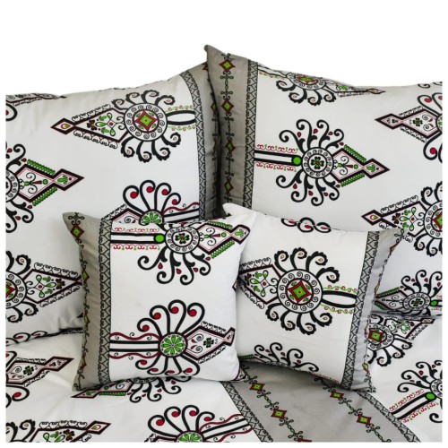 Komplet Pościeli Bawełnianej 160x200 2x70/80 Parzenice Szare