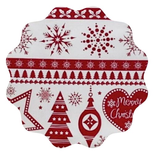 Komplet Pościeli Świątecznej 160x200 2x70/80 Sweterek Czerwony