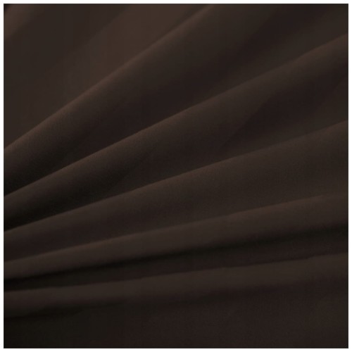 Pościel Z Lamówką 220x200 2x70x80 Brązowa Adamaszkowa Pasy