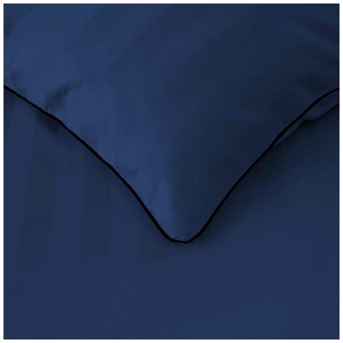 Pościel Z Lamówką 160x200 2x70x80 Chaber Adamaszkowa Pasy